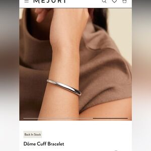 Mejuri dome cuff bracelet